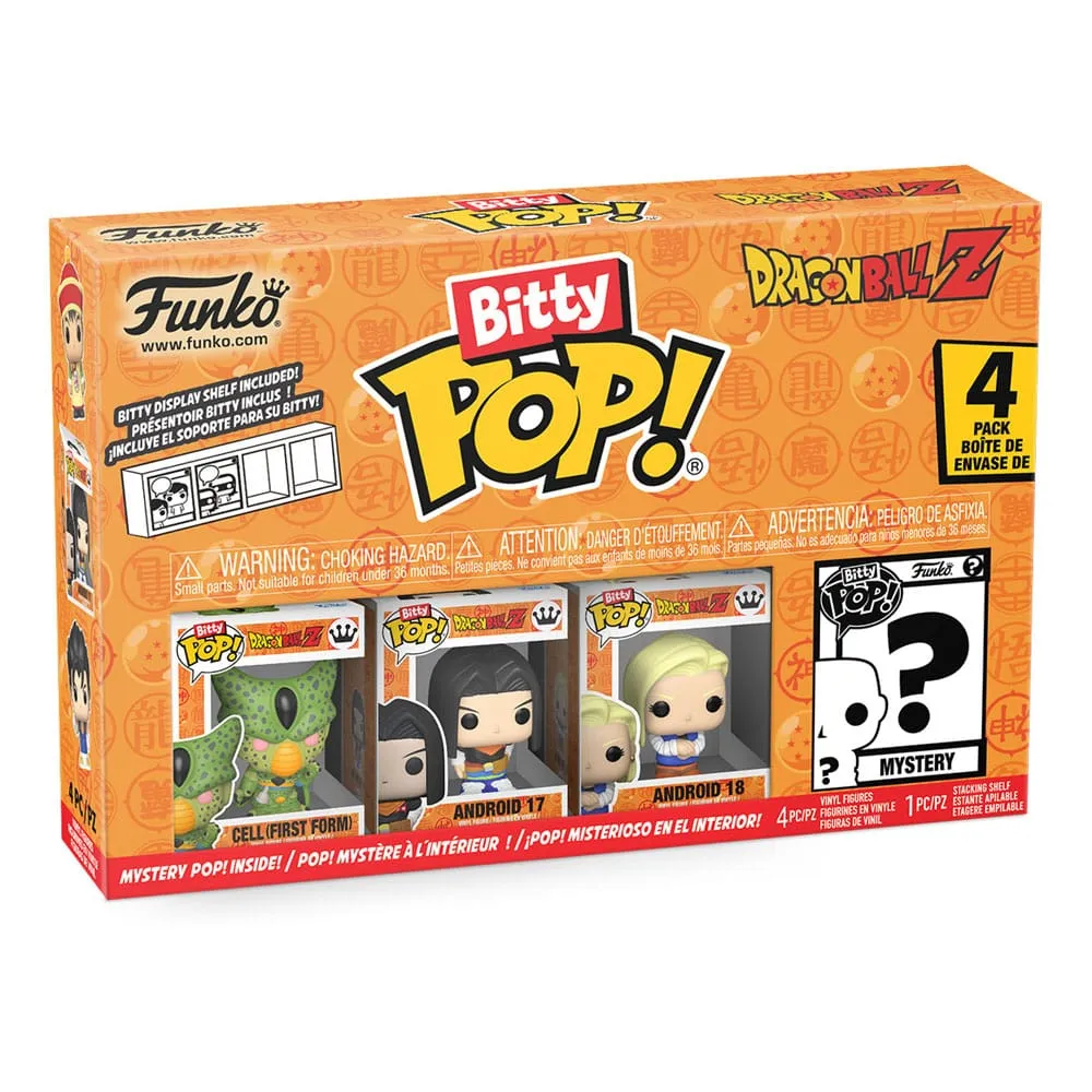 Dragon Ball Bitty POP! Vinyl Figure 4-Pack Series 2 - 2.5 cm (3 + 1 figura chase aleatória)